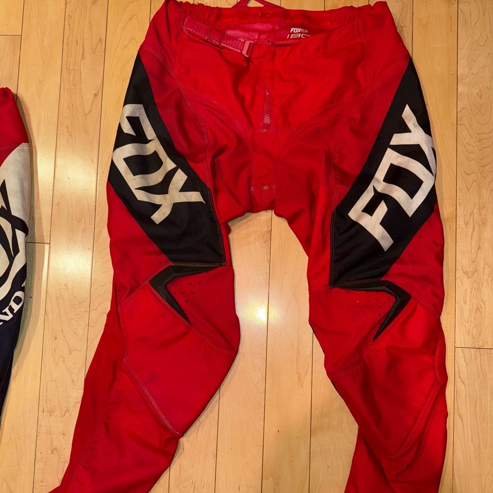 Fox racing 180 Red and black Motocross pants size 34 mens